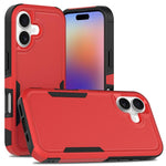 Coque de téléphone 2 en 1 PC + TPU, Pour iPhone 17e / 16e, Pour iPhone 17 Pro Max, Pour iPhone 17 Pro, Pour iPhone 17, Pour iPhone Air, Pour iPhone 16 Pro Max, Pour iPhone 16 Pro, Pour iPhone 16 Plus