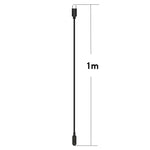 Pour câble de charge de montre connectée Samsung Galaxy Fit 3, longueur: 1m, USB-C / Type-C