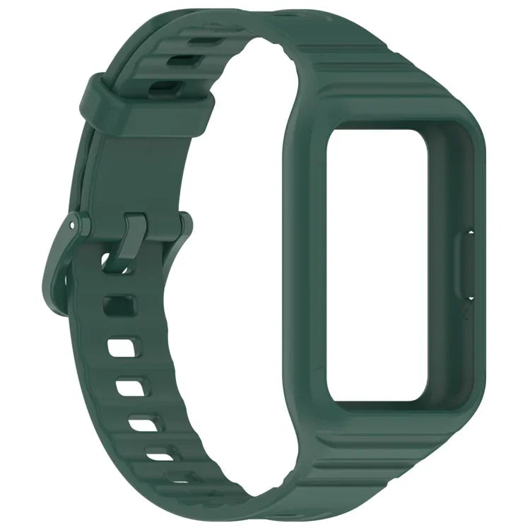 Bracelet de montre intégré en TPU couleur unie, pour Samsung Galaxy Fit 3