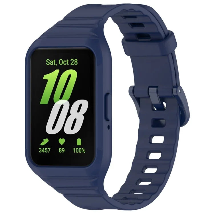 Bracelet de montre intégré en TPU couleur unie, pour Samsung Galaxy Fit 3