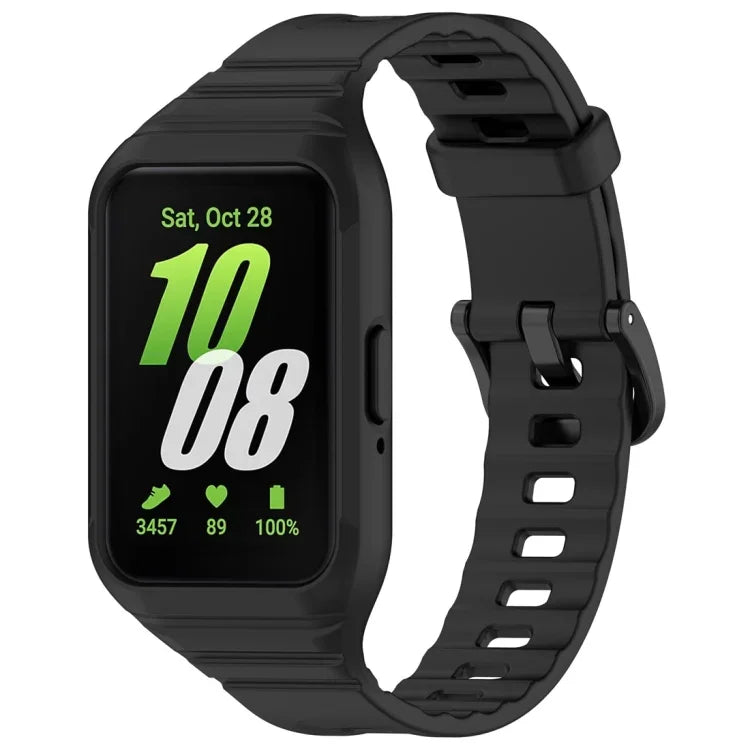 Bracelet de montre intégré en TPU couleur unie, pour Samsung Galaxy Fit 3