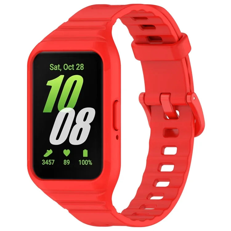 Bracelet de montre intégré en TPU couleur unie, pour Samsung Galaxy Fit 3