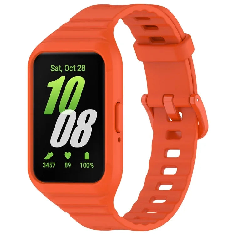 Bracelet de montre intégré en TPU couleur unie, pour Samsung Galaxy Fit 3