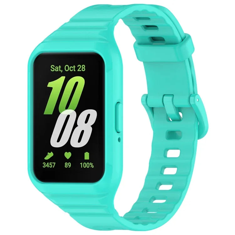 Bracelet de montre intégré en TPU couleur unie, pour Samsung Galaxy Fit 3