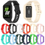 Bracelet de montre intégré en TPU couleur unie, pour Samsung Galaxy Fit 3