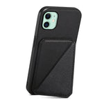 Étui de téléphone avec porte-cartes double et texture de veau D04, pour iPhone 11, pour iPhone 11 Pro, pour iPhone X / XS, pour iPhone XR, pour iPhone XS Max, pour iPhone 7 Plus / 8 Plus