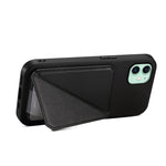 Étui de téléphone avec porte-cartes double et texture de veau D04, pour iPhone 11, pour iPhone 11 Pro, pour iPhone X / XS, pour iPhone XR, pour iPhone XS Max, pour iPhone 7 Plus / 8 Plus