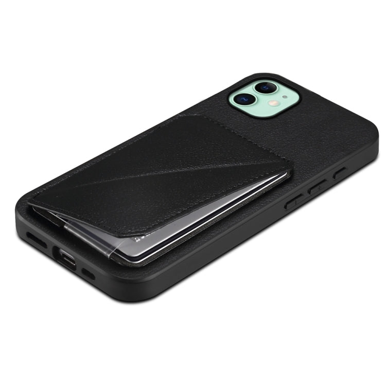 Étui de téléphone avec porte-cartes double et texture de veau D04, pour iPhone 11, pour iPhone 11 Pro, pour iPhone X / XS, pour iPhone XR, pour iPhone XS Max, pour iPhone 7 Plus / 8 Plus