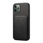 Étui de téléphone avec porte-cartes double et texture de veau D04, pour iPhone 11, pour iPhone 11 Pro, pour iPhone X / XS, pour iPhone XR, pour iPhone XS Max, pour iPhone 7 Plus / 8 Plus