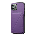 Étui de téléphone avec porte-cartes double et texture de veau D04, pour iPhone 11, pour iPhone 11 Pro, pour iPhone X / XS, pour iPhone XR, pour iPhone XS Max, pour iPhone 7 Plus / 8 Plus