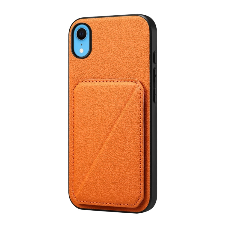 Étui de téléphone avec porte-cartes double et texture de veau D04, pour iPhone 11, pour iPhone 11 Pro, pour iPhone X / XS, pour iPhone XR, pour iPhone XS Max, pour iPhone 7 Plus / 8 Plus