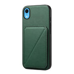Étui de téléphone avec porte-cartes double et texture de veau D04, pour iPhone 11, pour iPhone 11 Pro, pour iPhone X / XS, pour iPhone XR, pour iPhone XS Max, pour iPhone 7 Plus / 8 Plus