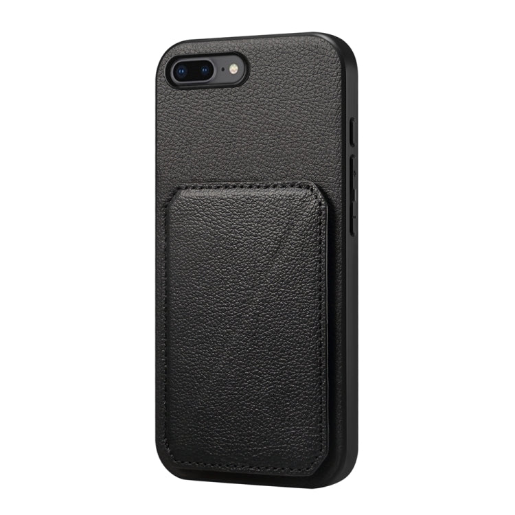 Étui de téléphone avec porte-cartes double et texture de veau D04, pour iPhone 11, pour iPhone 11 Pro, pour iPhone X / XS, pour iPhone XR, pour iPhone XS Max, pour iPhone 7 Plus / 8 Plus