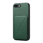 Étui de téléphone avec porte-cartes double et texture de veau D04, pour iPhone 11, pour iPhone 11 Pro, pour iPhone X / XS, pour iPhone XR, pour iPhone XS Max, pour iPhone 7 Plus / 8 Plus