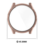 PC + Tempered Film Integrated Watch Protective Case, For Garmin Forerunner 165 / 165 Music