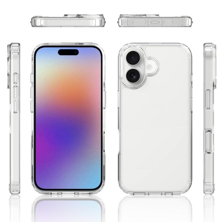 Coque de téléphone anti-rayures en acrylique et TPU, Pour iPhone 17e / 16e, Pour iPhone 17 Pro Max, Pour iPhone 17 Pro, Pour iPhone 17, Pour iPhone Air, Pour iPhone 16 Pro Max, Pour iPhone 16 Pro, Pour iPhone 16 Plus, Pour iPhone 16