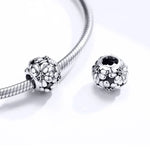 Perles Marguerite Simples en Argent Sterling S925 Accessoires DIY pour Bracelet Collier