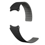 Bracelet de montre magnétique en silicone à boucle bicolore, pour Samsung Galaxy Watch 6 / 5 / 4
