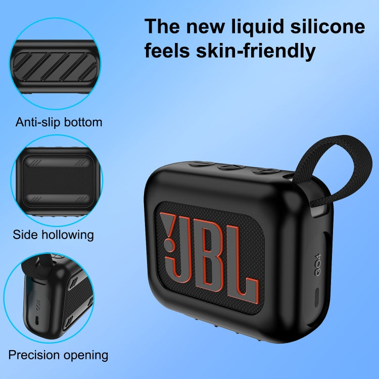 Étui de protection en silicone pour enceinte Bluetooth sans fil, Pour JBL Go 4