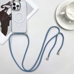 MagSafe Magnetic PC + TPU Phone Case with Lanyard, For iPhone 14 Pro Max, For iPhone 13 Pro Max, For iPhone 13 Pro, For iPhone 13