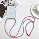 Coque de téléphone MagSafe magnétique en PC + TPU avec cordon, Pour iPhone 17e / 16e, Pour iPhone 17 Pro Max, Pour iPhone 17 Pro, Pour iPhone 17