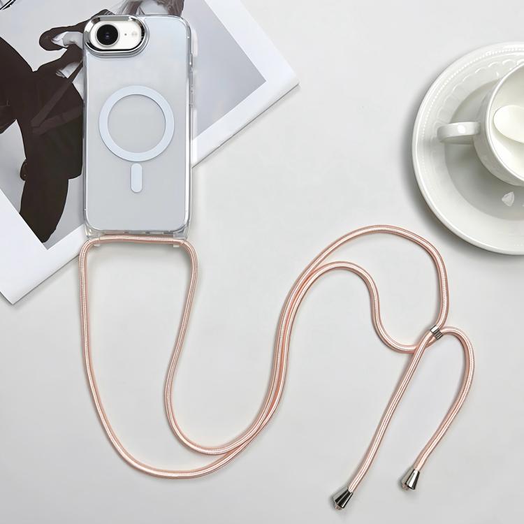 Coque de téléphone MagSafe magnétique en PC + TPU avec cordon, Pour iPhone 17e / 16e, Pour iPhone 17 Pro Max, Pour iPhone 17 Pro, Pour iPhone 17