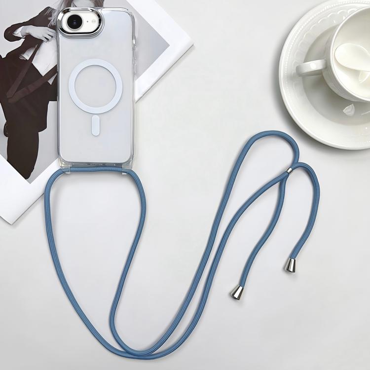Coque de téléphone MagSafe magnétique en PC + TPU avec cordon, Pour iPhone 17e / 16e, Pour iPhone 17 Pro Max, Pour iPhone 17 Pro, Pour iPhone 17