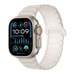 Bracelet de montre en silicone magnétique en forme de I, pour Apple Watch SE 2023 44mm, pour Apple Watch SE 2023 40mm, pour Apple Watch Ultra 2 49mm
