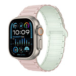 Bracelet de montre en silicone magnétique en forme de I, pour Apple Watch SE 2023 44mm, pour Apple Watch SE 2023 40mm, pour Apple Watch Ultra 2 49mm