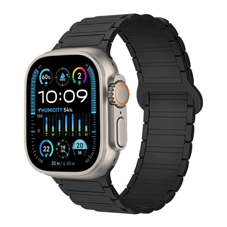 Bracelet de montre en silicone magnétique en forme de I, pour Apple Watch SE 2023 44mm, pour Apple Watch SE 2023 40mm, pour Apple Watch Ultra 2 49mm