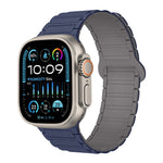 Bracelet de montre en silicone magnétique en forme de I, pour Apple Watch SE 2023 44mm, pour Apple Watch SE 2023 40mm, pour Apple Watch Ultra 2 49mm