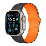 Bracelet de montre en silicone magnétique en forme de I, pour Apple Watch SE 2023 44mm, pour Apple Watch SE 2023 40mm, pour Apple Watch Ultra 2 49mm