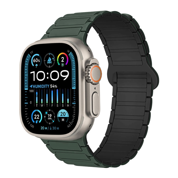 Bracelet de montre en silicone magnétique en forme de I, pour Apple Watch SE 2023 44mm, pour Apple Watch SE 2023 40mm, pour Apple Watch Ultra 2 49mm