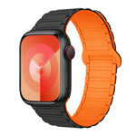 Bracelet de montre en silicone magnétique en forme de I, pour Apple Watch Series 9 45mm, pour Apple Watch Series 9 41mm, pour Apple Watch Ultra 49mm