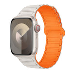 Bracelet de montre en silicone magnétique en forme de I, pour Apple Watch Series 9 45mm, pour Apple Watch Series 9 41mm, pour Apple Watch Ultra 49mm