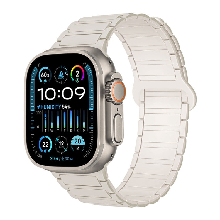 Bracelet de montre en silicone magnétique en forme de I, pour Apple Watch Series 9 45mm, pour Apple Watch Series 9 41mm, pour Apple Watch Ultra 49mm