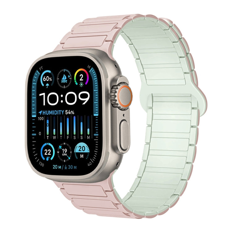 Bracelet de montre en silicone magnétique en forme de I, pour Apple Watch Series 9 45mm, pour Apple Watch Series 9 41mm, pour Apple Watch Ultra 49mm