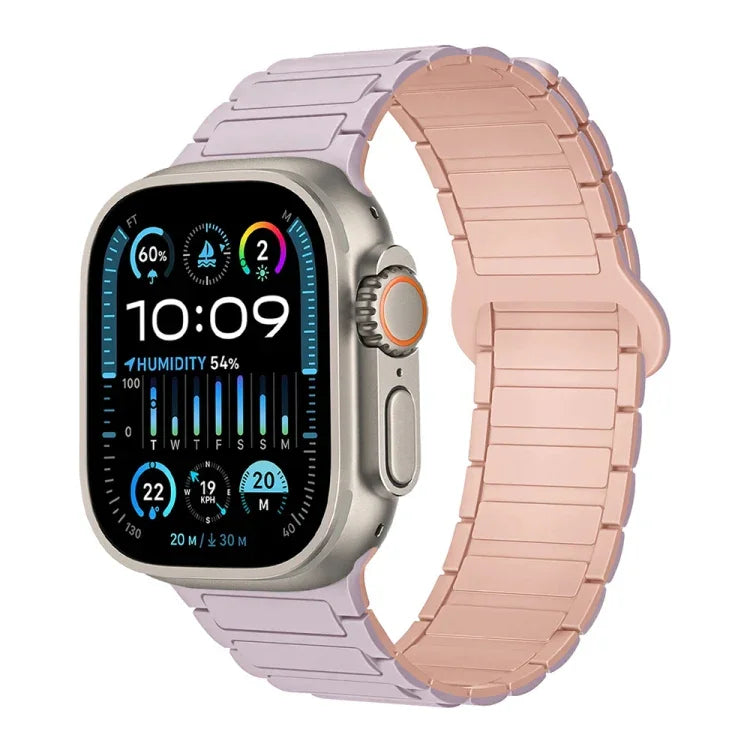 I-Shaped Magnetic Silicone Watch Band