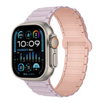 Bracelet de montre en silicone magnétique en forme de I, pour Apple Watch Series 9 45mm, pour Apple Watch Series 9 41mm, pour Apple Watch Ultra 49mm