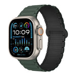 Bracelet de montre en silicone magnétique en forme de I, pour Apple Watch Series 9 45mm, pour Apple Watch Series 9 41mm, pour Apple Watch Ultra 49mm