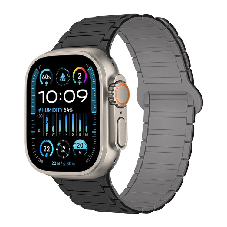 Bracelet de montre en silicone magnétique en forme de I, pour Apple Watch Series 9 45mm, pour Apple Watch Series 9 41mm, pour Apple Watch Ultra 49mm