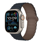 Bracelet de montre en silicone magnétique en forme de I, pour Apple Watch Series 9 45mm, pour Apple Watch Series 9 41mm, pour Apple Watch Ultra 49mm