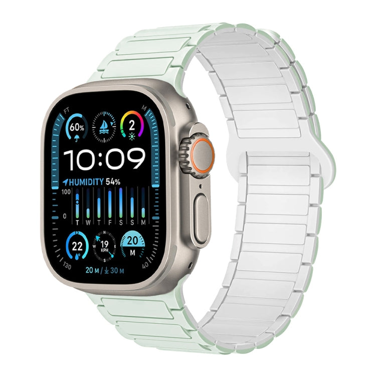 Bracelet de montre en silicone magnétique en forme de I, pour Apple Watch Series 9 45mm, pour Apple Watch Series 9 41mm, pour Apple Watch Ultra 49mm