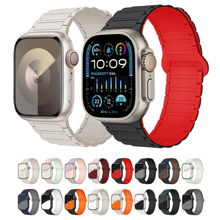 Bracelet de montre en silicone magnétique en forme de I, pour Apple Watch SE 2023 44mm, pour Apple Watch SE 2023 40mm, pour Apple Watch Ultra 2 49mm
