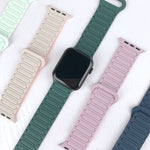 Bracelet de montre en silicone magnétique en forme de I, pour Apple Watch Series 9 45mm, pour Apple Watch Series 9 41mm, pour Apple Watch Ultra 49mm