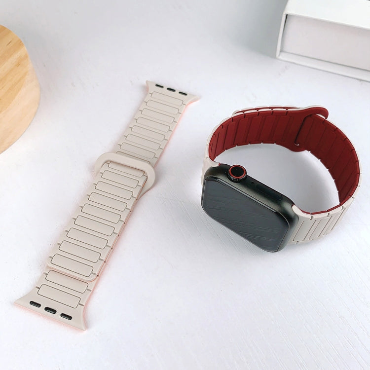 Bracelet de montre en silicone magnétique en forme de I, pour Apple Watch Series 9 45mm, pour Apple Watch Series 9 41mm, pour Apple Watch Ultra 49mm