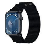 Nylon Hook And Loop Fastener Watch Band, For Apple Watch Series 10 46mm, For Apple Watch Series 10 42mm, For Apple Watch SE 2023 44mm, For Apple Watch SE 2023 40mm, For Apple Watch Ultra 2 49mm, For Apple Watch Series 9 45mm, For Apple Watch Series 9 4...