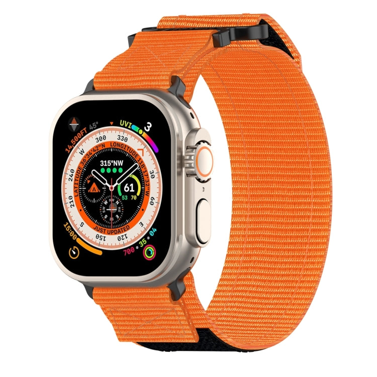 Nylon Hook And Loop Fastener Watch Band, For Apple Watch Series 10 46mm, For Apple Watch Series 10 42mm, For Apple Watch SE 2023 44mm, For Apple Watch SE 2023 40mm, For Apple Watch Ultra 2 49mm, For Apple Watch Series 9 45mm, For Apple Watch Series 9 4...