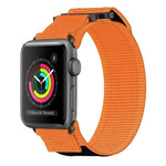 Bracelet de montre auto-agrippant en nylon, pour Apple Watch 38 mm