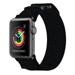Bracelet de montre auto-agrippant en nylon, pour Apple Watch 38 mm